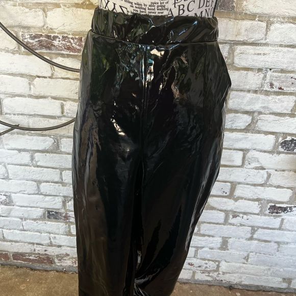 PrettyLittleThing Pants & Jumpsuits Blackpvc Vinyltightpants Poshmark